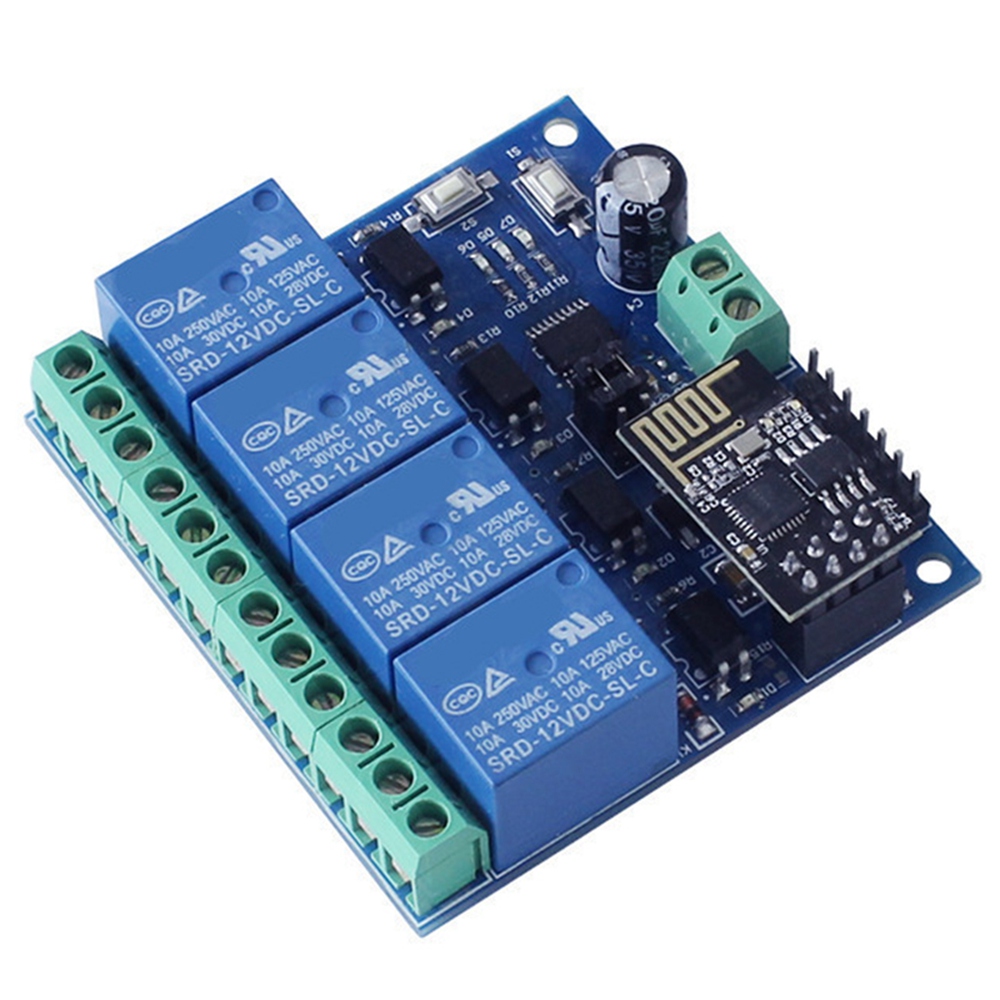 AS60-DC 12V ESP8266 ESP-01 4 チ - Smart Home Esp8266 のレビューと価格