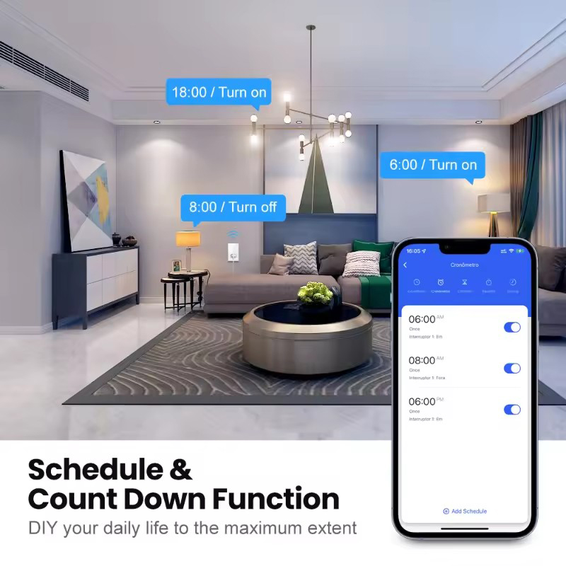 UNKAS Wifi スマートブラジルライトスイッチ壁ソケッ - Wifi Smart Plug のレビューと価格