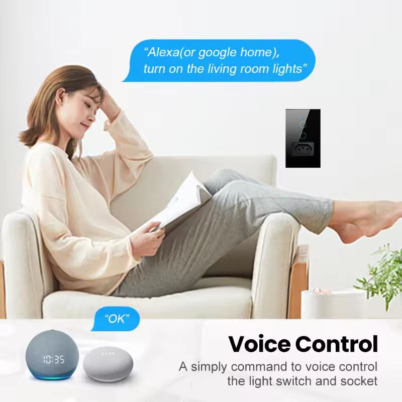 UNKAS Wifi スマートブラジルライトスイッチ壁ソケッ - Wifi Smart Plug のレビューと価格