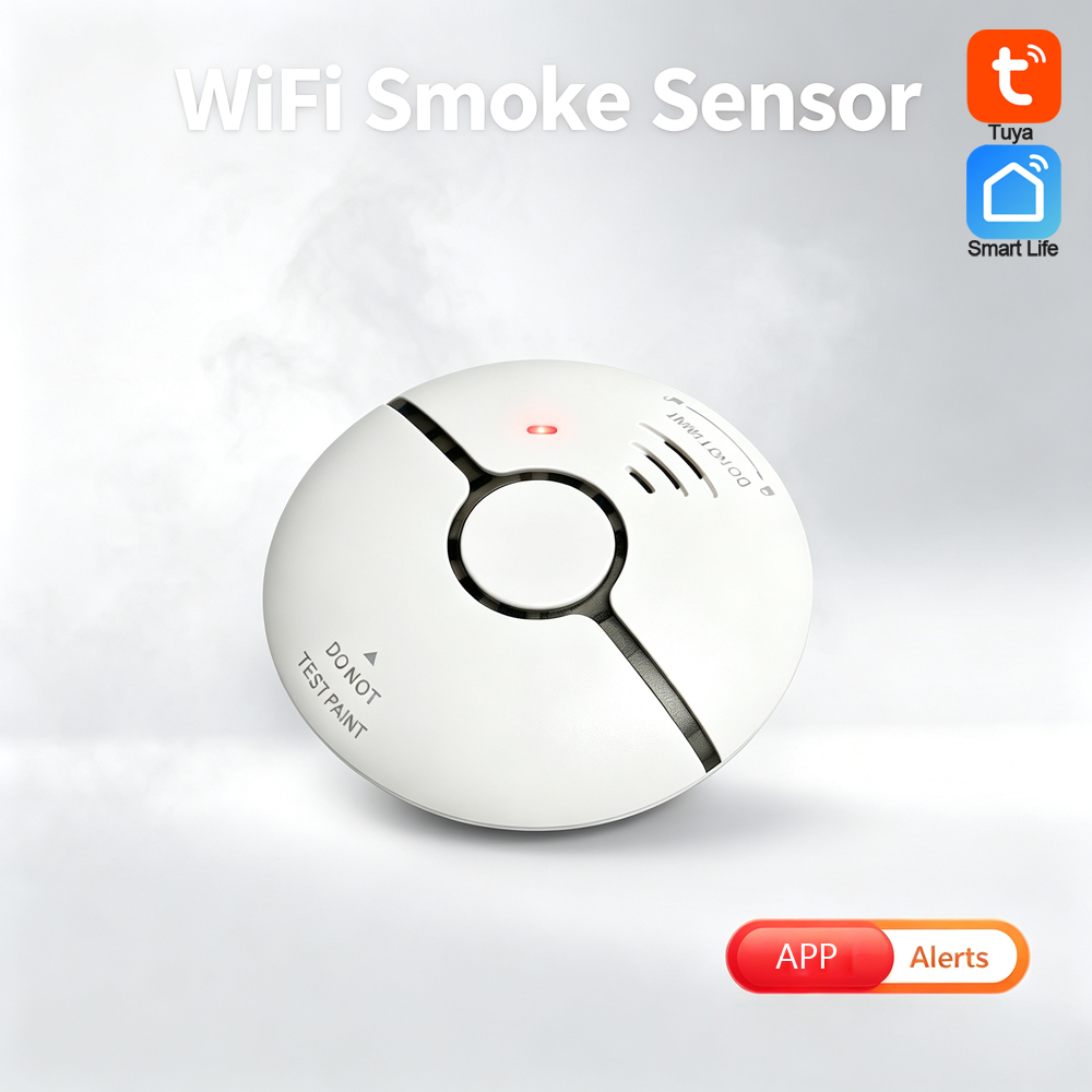 ホームセキュリティ火災警報器 2.4G WiFi ワイヤレス - Smart Smoke Detector のレビューと価格