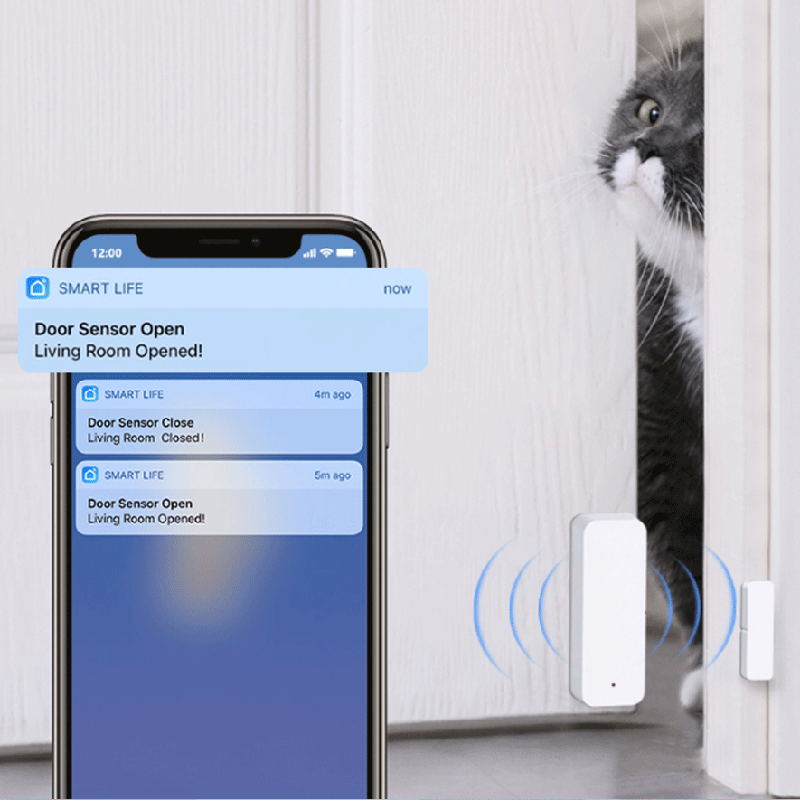 Tuya WiFi Zigbee ドア窓センサー接触センサー - Smart Home Solution のレビューと価格