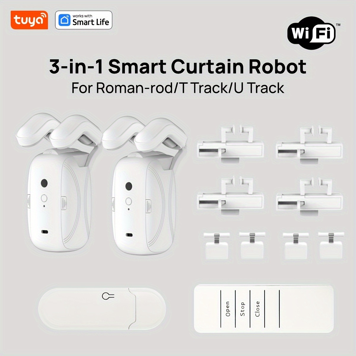 1/2個入り Tuya スマートWiFiカーテンロボット ( - Smart Home Vimar のレビューと価格