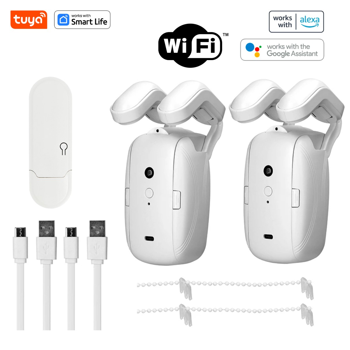 1/2個入り Tuya スマートWiFiカーテンロボット ( - Smart Home Vimar のレビューと価格