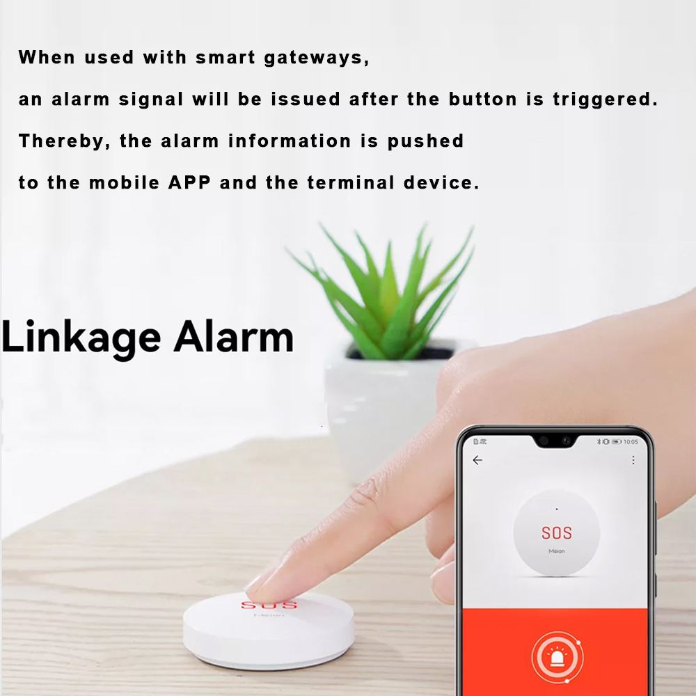 Zigbee-緊急ボタンセキュリティシステム,ワイヤレスホー - Smart Home Vimar のレビューと価格