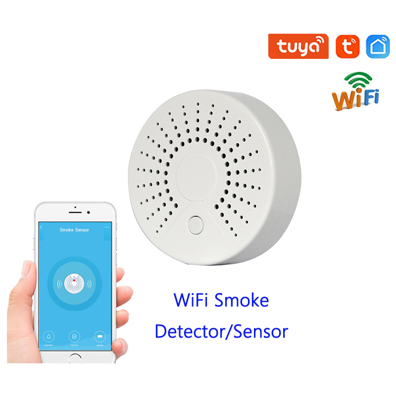 Tuya WiFi スマートホーム煙探知機アプリリモートコン - Smart Smoke Detector のレビューと価格