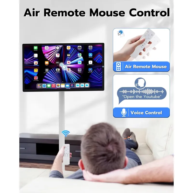 24インチAndroidスマートテレビ ポータブルLEDモニ - Smart Home Living Room のレビューと価格