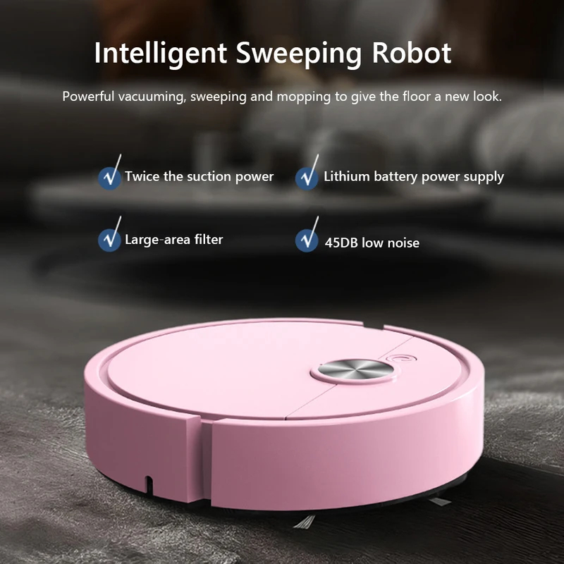 3in1掃除ロボット掃除機、モップ掛けスマートホームUSB充 - Vacuum Cleaner Smart Home のレビューと価格