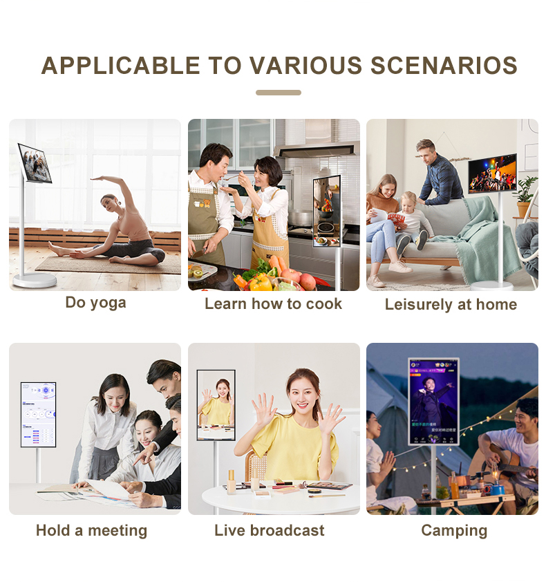 21.5インチLEDホワイトバッテリー駆動ミニテレビAndr - Smart Home Speaker のレビューと価格