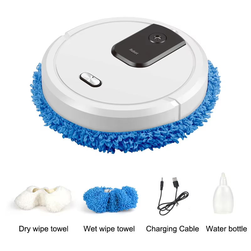 新しいスマート掃除とモップロボット掃除機乾湿両用モップ充電式 - Vacuum Cleaner Smart Home のレビューと価格