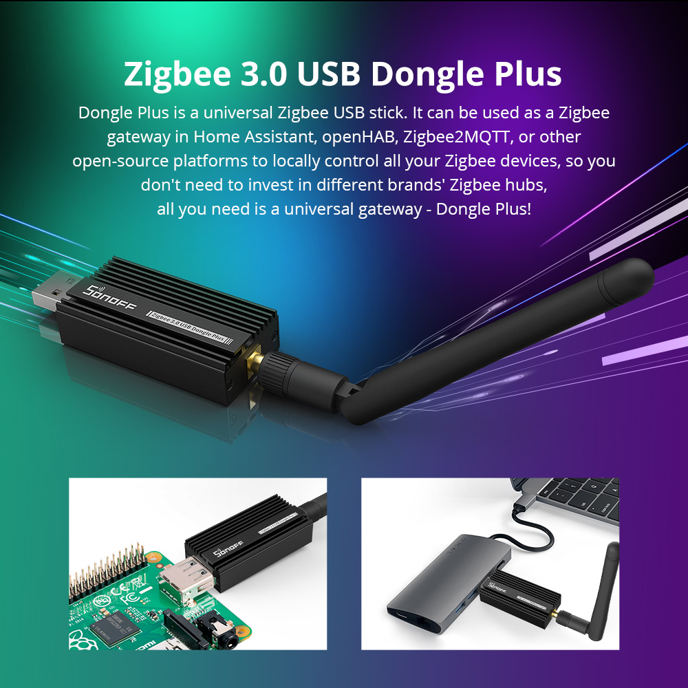 SONOFF Zigbee 3.0 USBドングルプラス Z - Smart Home Vimar のレビューと価格