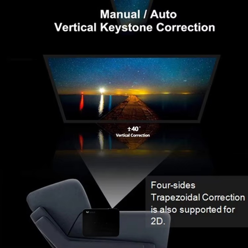WOWOTO ポータブルミニホームシアタープロジェクター 4 - Smart Home Theater のレビューと価格
