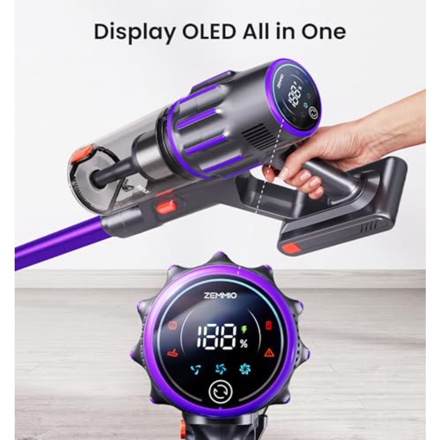 家庭用コードレス掃除機、ABS樹脂製、黒色、650Wモーター - Vacuum Cleaner Smart Home のレビューと価格