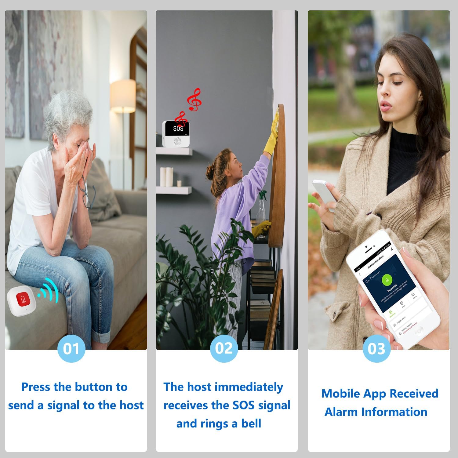 ワイヤレス WiFi 高齢者介護者ポケットベル SOS コー - Wifi Smart Plug のレビューと価格