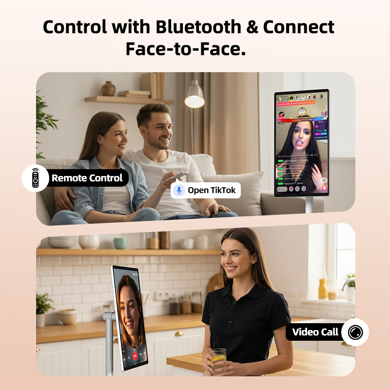 21.5インチIPS Android TVテレビ 可動式イン - Smart Home Speaker のレビューと価格