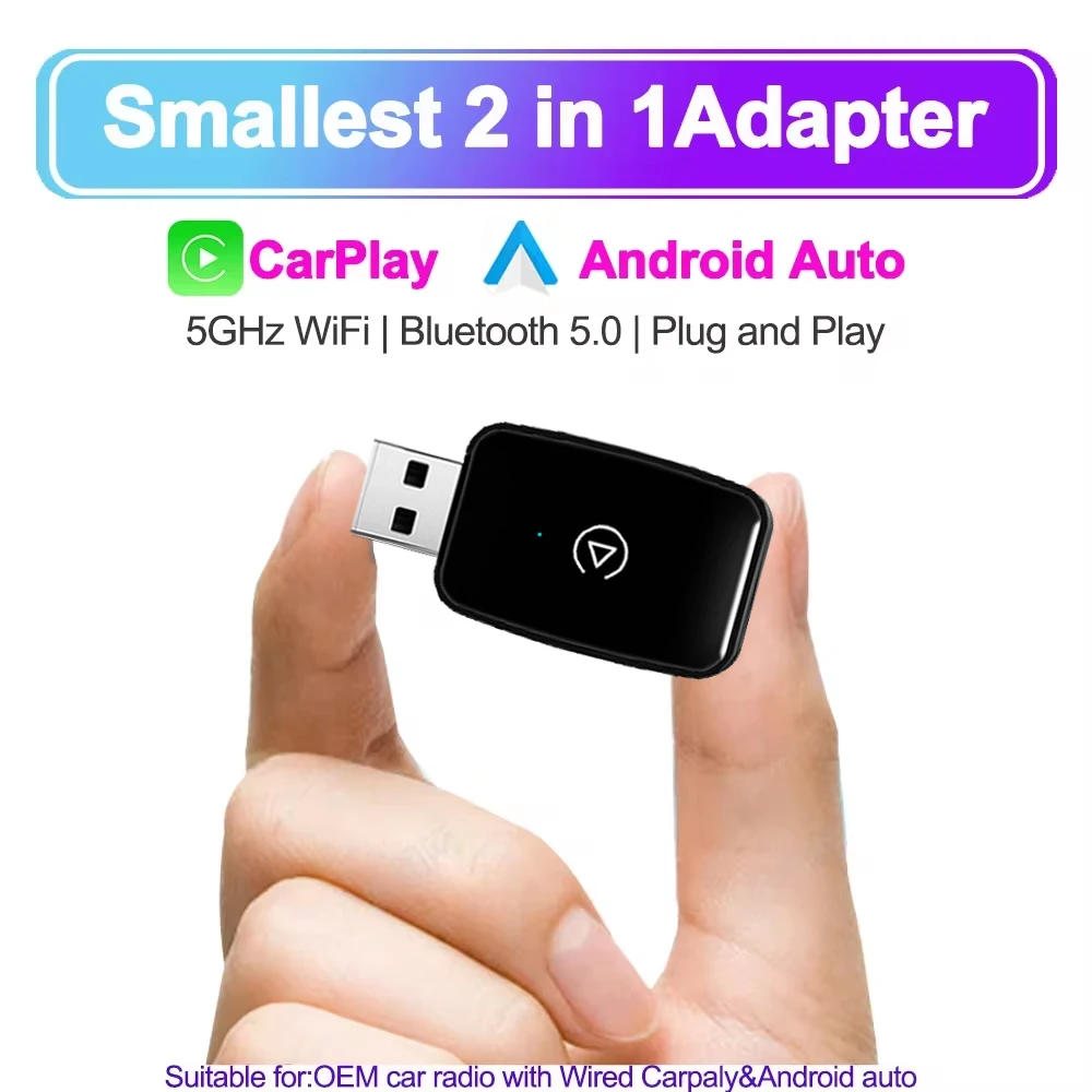 2025年新型ワイヤレスCarPlay Android Au - Wifi Smart Plug のレビューと価格