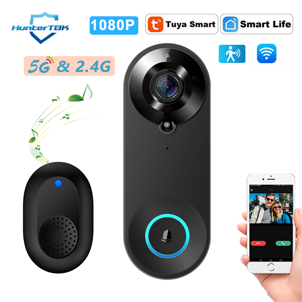 5G 2.4G WiFi ビデオドアベル 1080P ワイヤ - Smart Home Video Doorphone Ezviz のレビューと価格