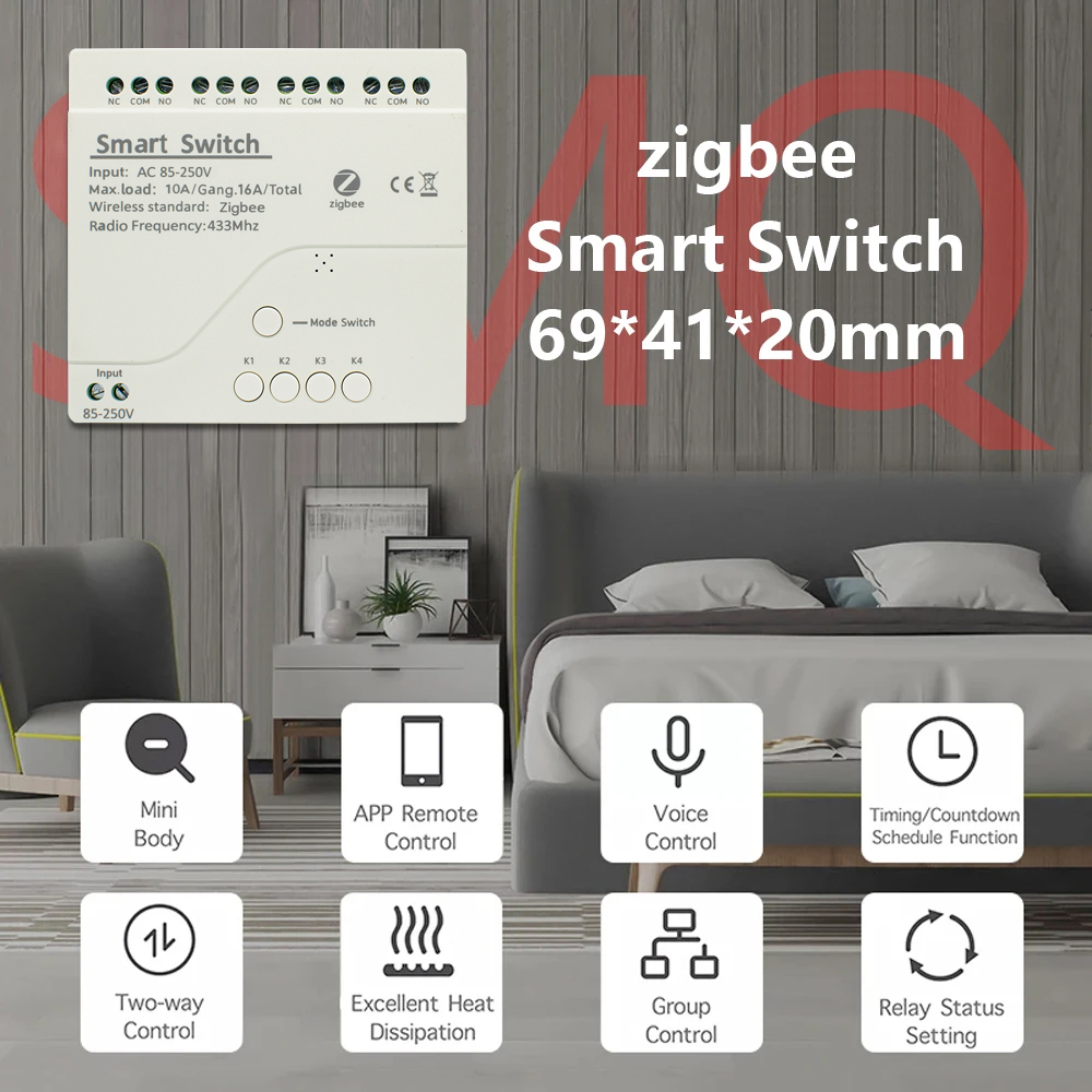 ZigbeeスマートスイッチWifiリレーモジュールホームオ - Smart Home Villa のレビューと価格