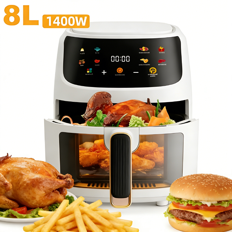 1400W 8L オイルフリー スマートエアフライヤー LE - Smart Home Oven のレビューと価格