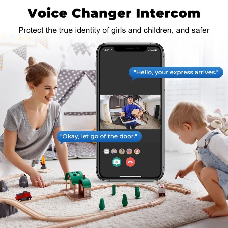 スマートホームWiFiドアベルHDカメラ赤外線アラーム無線双 - Smart Home Video Doorphone Ezviz のレビューと価格
