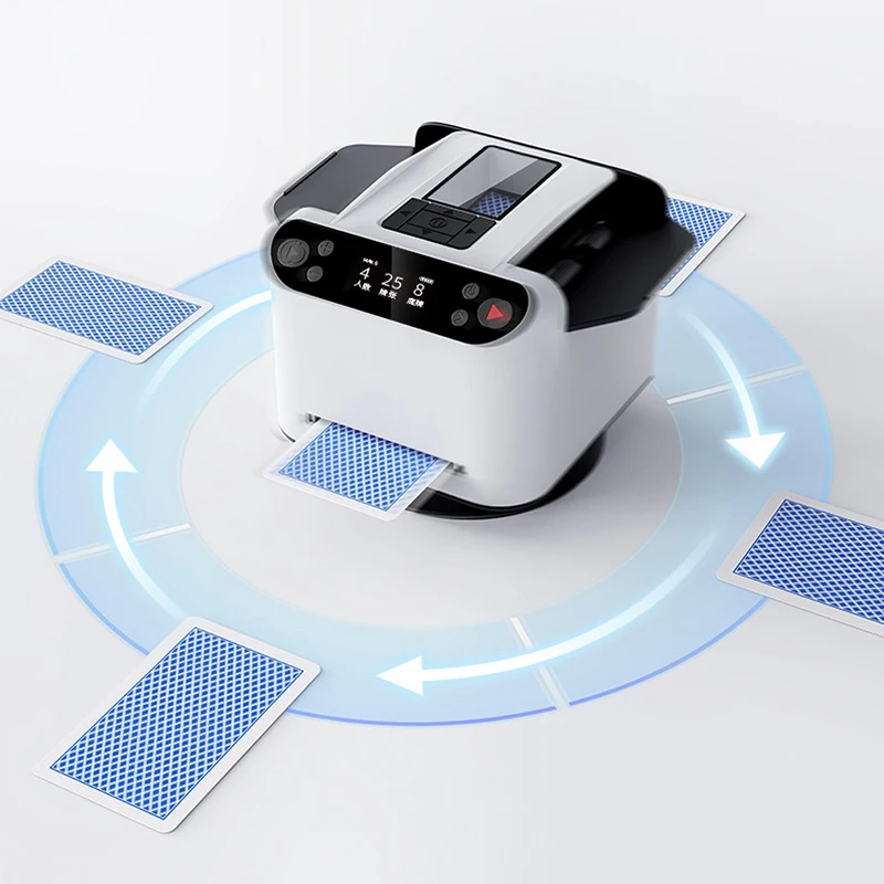 5200mAh充電式2-in-1自動カードディーリングシャッ - Smart Home Solution のレビューと価格