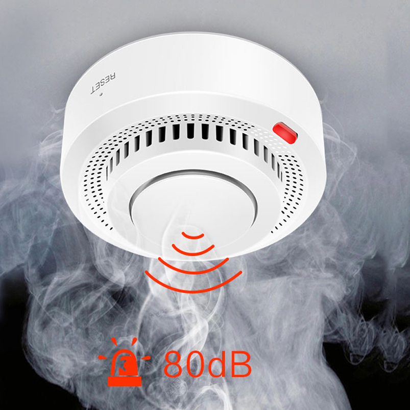 2.4G WiFi煙感知器ワイヤレスセンサー火災警報器家庭用 - Smart Smoke Detector のレビューと価格