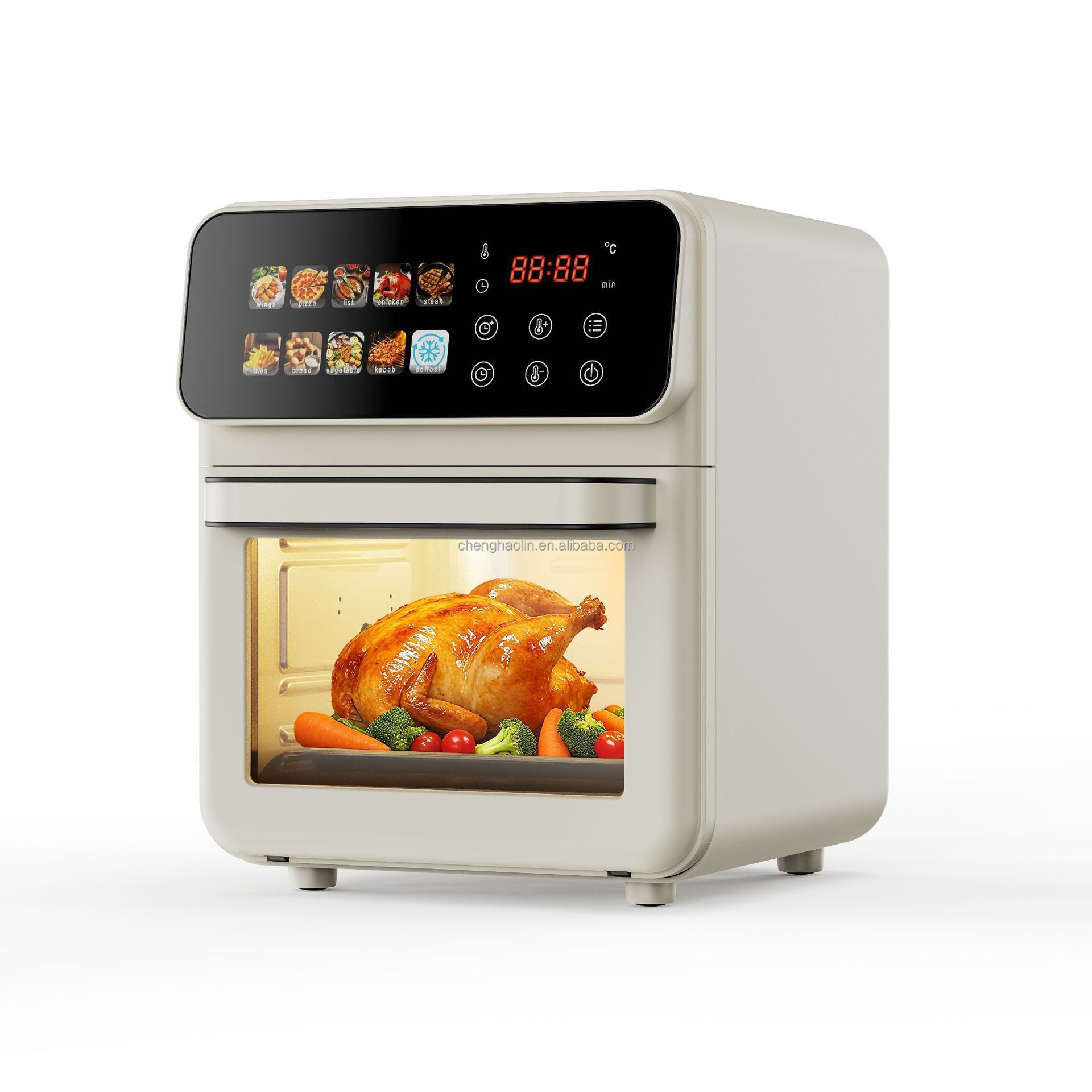 大容量高品質デジタルタッチスマートスクリーン付き回転式デジタ - Smart Home Oven のレビューと価格